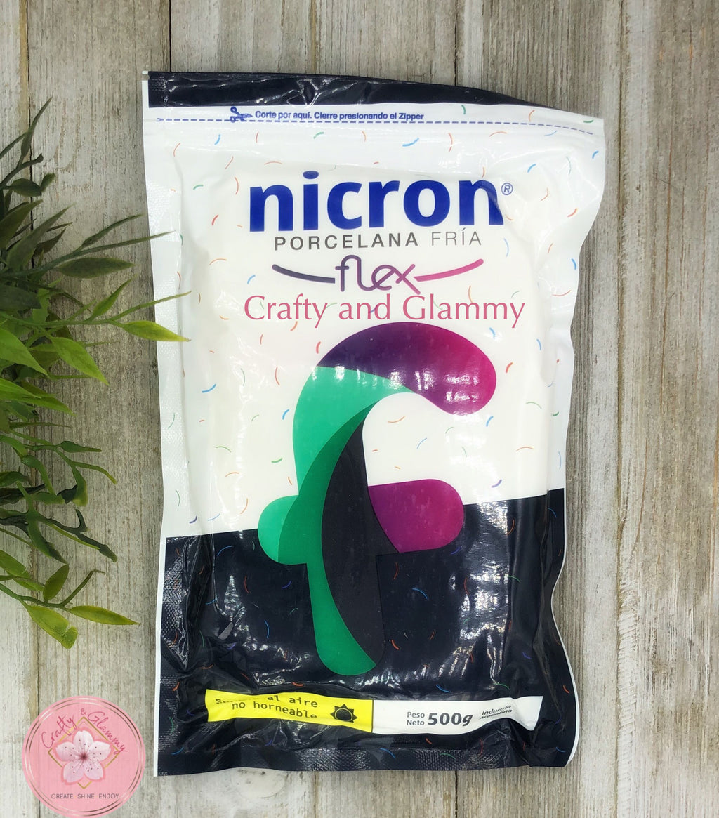  Nicron Porcelana fría 250 gramos (8.8 oz). Arcilla de