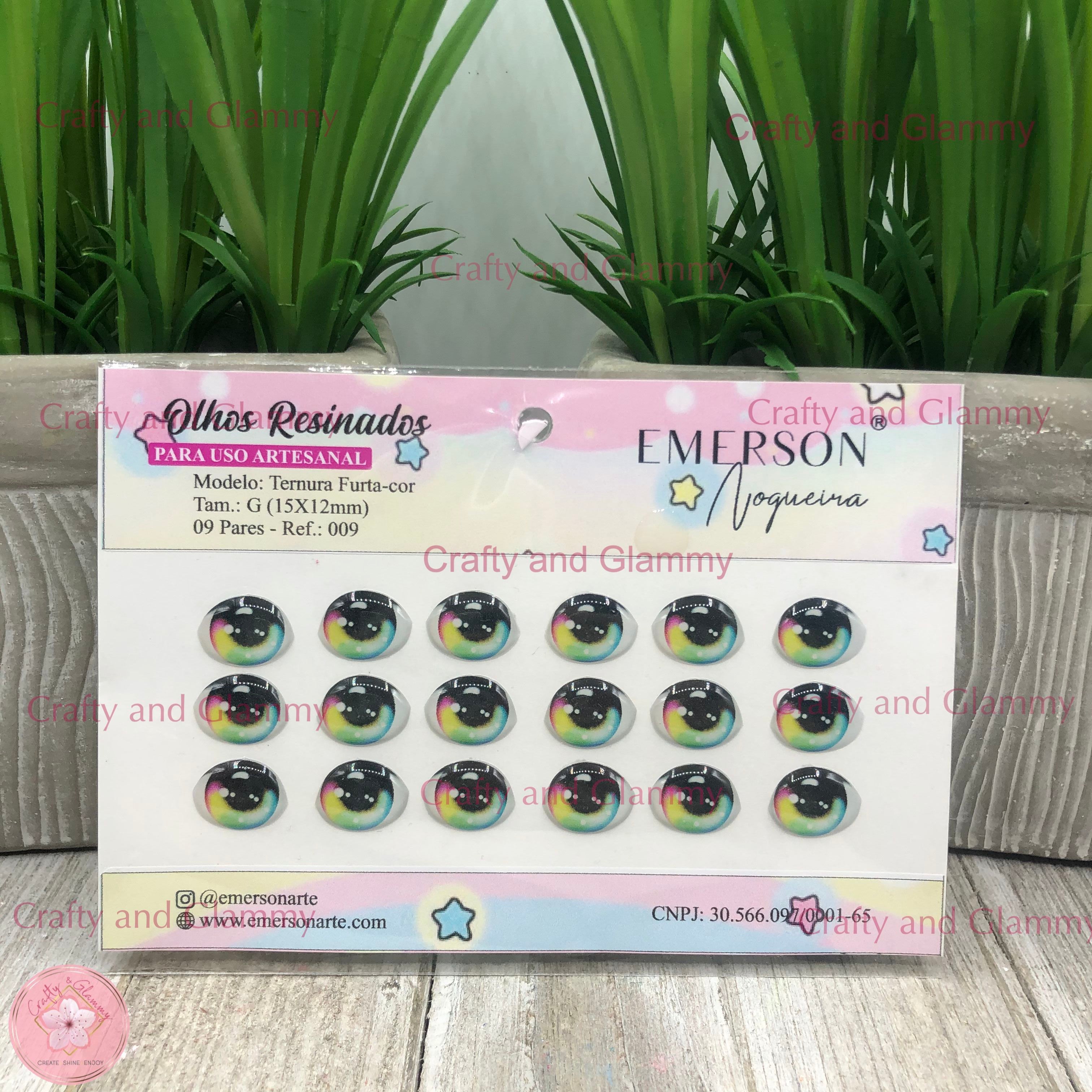 3Deyes, adhesive stickers, decal stickers, 3D eyes, ojos autoadhesivos, ojos 3D, resin eyes, ojos resinados, Mariela Lopez, Valeria Marina, Emerson Nogueira, eyes for dolls