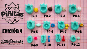 PIÑITAS 4 EDICION SILICONE MOLD BY EDITH