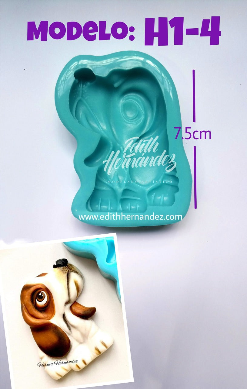 dogs breed silicon mold, pug silicon mold, chihuahua silicon mold, maltese silicon mold, husky silicone mold, basset hound silicone mold, molde silicon perro, cachorros, molde de silicon