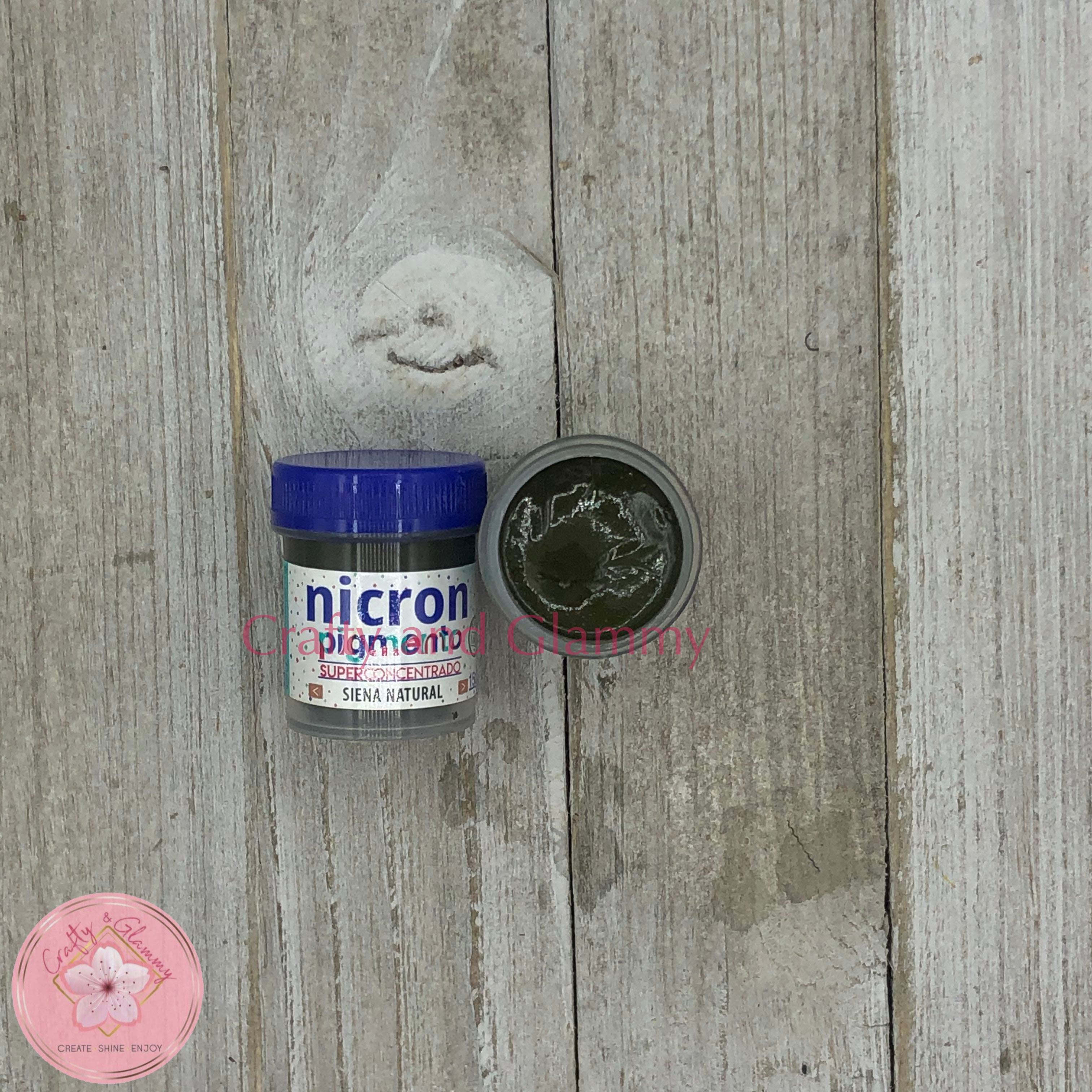 Cold Porcelain Pigments, Pigmentos Porcelana fria, air dry clay dyes, Nicron, Sienna Natural