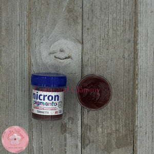 Cold Porcelain Pigments, Pigmentos Porcelana fria, air dry clay dyes, Nicron, Terracota